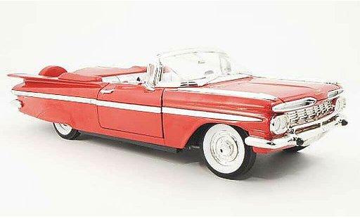Chevrolet Impala Convertible 1/18 Yat Ming 1959 Cabrio rot modellautos