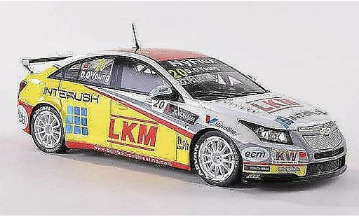 Chevrolet Cruze course 1/43 Spark 2012 1.6T No.20 LKM D.O Young Macau WTCC Macau modellautos