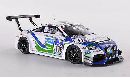 Audi TT rs 1/43 Spark No.116 Besaplast 24h Nurburgring 2012 F.Kovac/M.Tschornia/F.Lesturp/K.Thiim modellautos