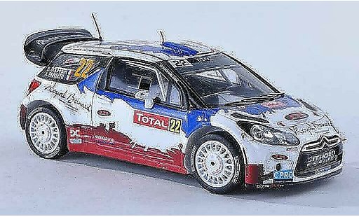 DS Automobiles DS3 WRC 2013 1/43 Spark No.22 royal Bernard Rally Monte Carlo B.Bouffier/X.Panseri modellautos