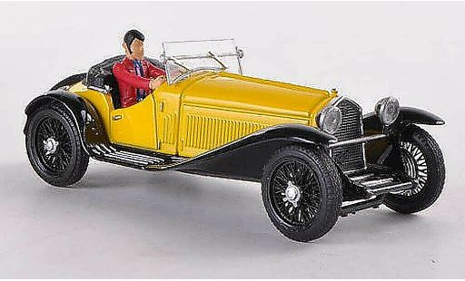 Alfa Romeo 1750 berlina 1/43 Brumm gelb Lupin driving modellautos
