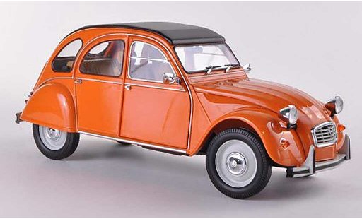 Citroen 2CV Berline 1/18 Minichamps orange 1976 modellautos
