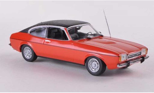 Ford Capri MK2 1/43 Minichamps MkII rot/mattschwarz 1974 modellautos