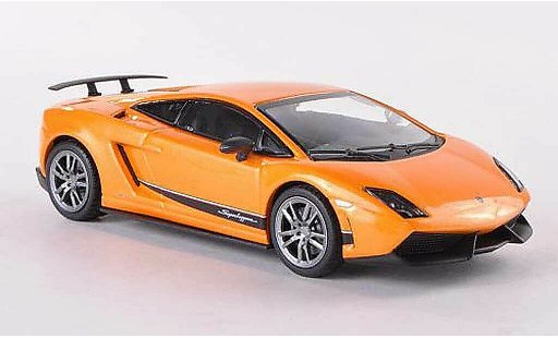Lamborghini Gallardo LP570-4 1/43 Minichamps Superleggera orange 2011 modellautos