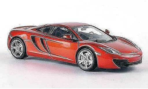McLaren MP4-12C Base 1/43 Minichamps orange mit Figur 2011 modellautos