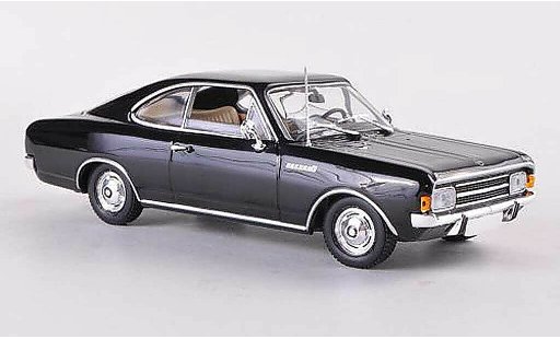 Opel Rekord C 1/43 Minichamps Coupe schwarz 1966 modellautos