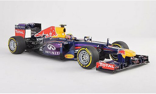 Red Bull F1 2013 1/18 Minichamps RB9 No.2 Presentationsfahrzeug M.Webber modellautos
