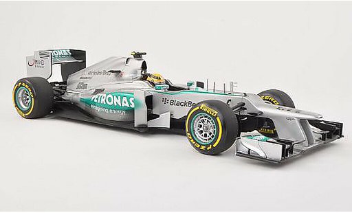 Mercedes F1 2013 1/18 Minichamps AMG Team No.10 Petronas Presentationsfahrzeug L.Hamilton modellautos