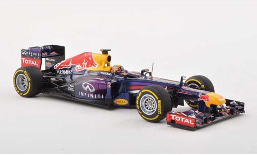Red Bull F1 2013 1/43 Minichamps Racing No.2 Infinity M.Webber Showcar modellautos
