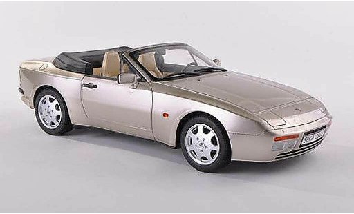 Porsche 944 1989 1/43 GT Spirit S2 cabriolet dore modellautos