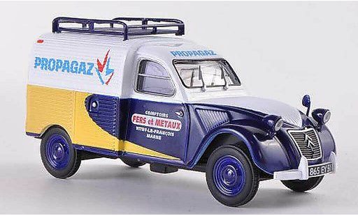 Citroen 2CV Fourgonnette 1/43 Eligor AZU Propagaz modellautos