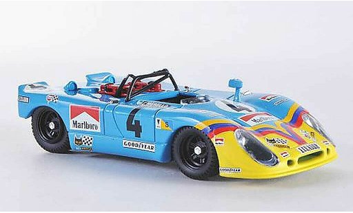 Porsche Flunder Base 1/43 Best Le Mans No.4 1973 Ortega/Merello modellautos