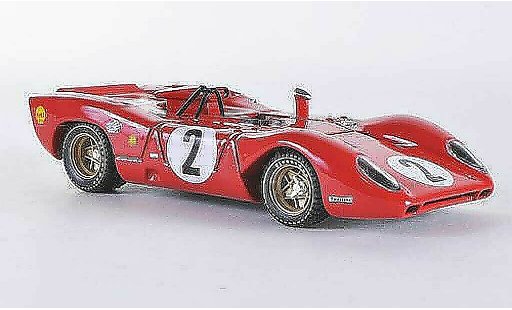 Ferrari 312 P 1/43 Best Spider Monza No.2 1969 Rodriguez/Schetty modellautos