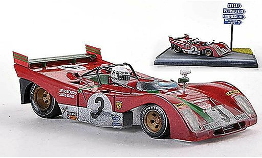 Ferrari 321 course 1/43 Brumm PB No.3 Targa Florio 1972 A.Merzario / S.Munari modellautos