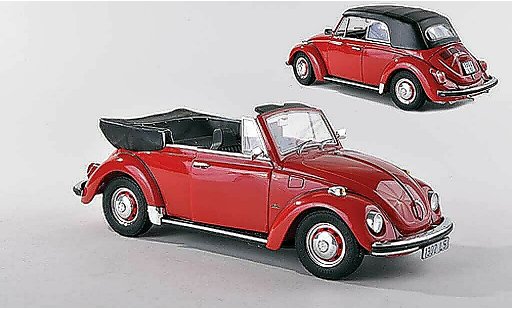 Volkswagen Coccinelle Cabriolet 1/18 Revell 1302 LS rot modellautos