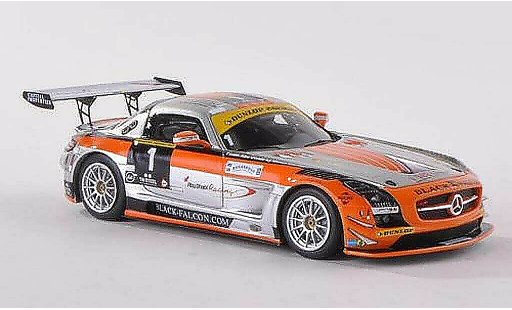 Mercedes SLS GT3 1/43 Spark No.1 Abu Dhabi Racing 24h Dubai 2013 Al Qubaisi/Schneider/Bleekemolen/Edwards modellautos
