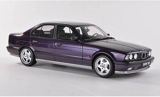 Bmw M5 berline 1/18 Ottomobile E34 violett/grau modellautos