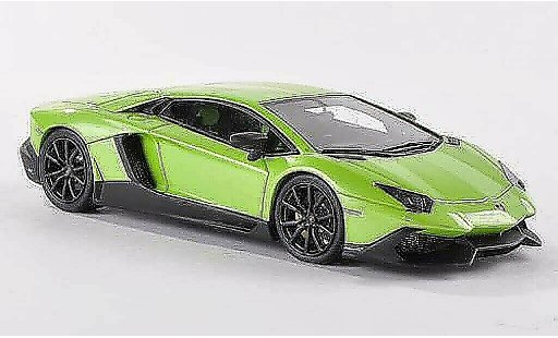 Lamborghini Aventador LP720-4 1/43 Look Smart 50e Anniversario gr&Atilde;&frac14;n/mattschwarz modellautos