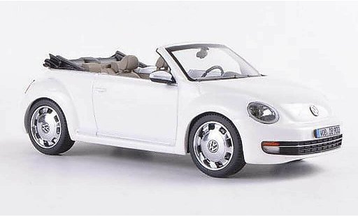 Volkswagen Beetle Cabriolet 1/43 Schuco Cabrio weiss 2012 modellautos