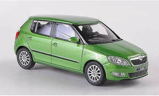 Skoda Fabia II 1/43 Abrex gun Facelift 2010 modellautos