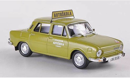 Skoda 110 Autoskola 1/43 Abrex L Svazarm Liberec gun modellautos