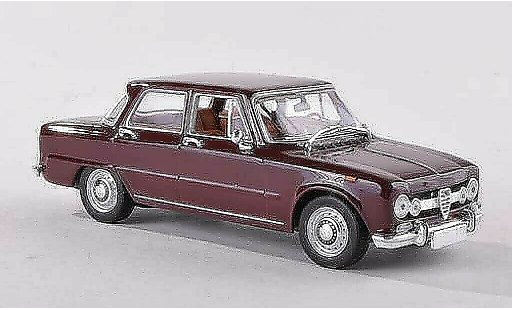 Alfa Romeo Giulia Super 1/43 Minichamps schwarz-rot 1970 modellautos