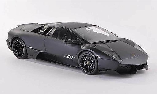 Lamborghini Murcielago LP670 1/18 MR Collection 4 SV Fixed Wing mattschwarz modellautos