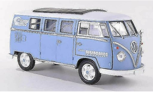 Volkswagen T1 B 1/18 Greenlight Kombi Custom Surfboards Hawaii 1962 modellautos