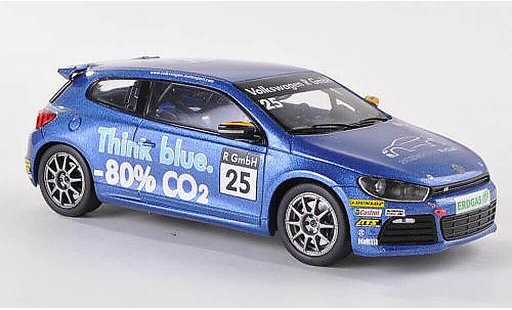 Volkswagen Scirocco R-Cup 1/43 Spark No.25 Think blue modellautos