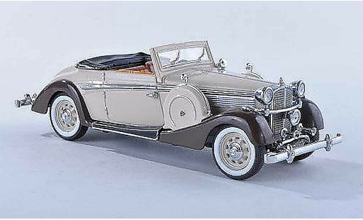 Maybach SW SW38 1/43 Signature 38 cabriolet beige/brun 2-portes 1937 modellautos