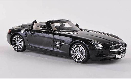 Mercedes SLS Roadster 1/43 Schuco AMG schwarz modellautos