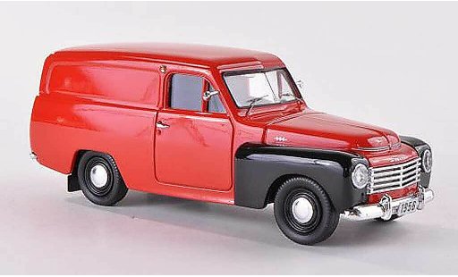 Volvo 445 Duett 1/43 Skandinavisk rot/schwarz 1956 modellautos