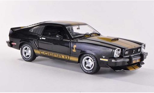 Ford Mustang Cobra II 1/18 Greenlight MKII schwarz/gold modellautos