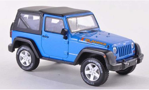 Jeep Wrangler Islander Edition 1/43 Greenlight blau 2012 modellautos