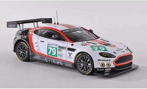 Aston Martin V8 vantage 1/43 IXO No.79 Hiscox 24h Le Mans 2011 Hancock/Dolan/Buncombe modellautos