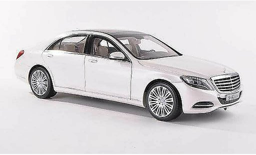Mercedes Classe S Base 1/18 Norev (W222) weiss 2013 modellautos