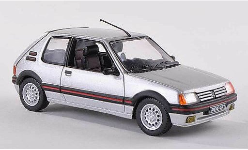 Peugeot 205 GTI 1/43 Norev 1.6 grau modellautos