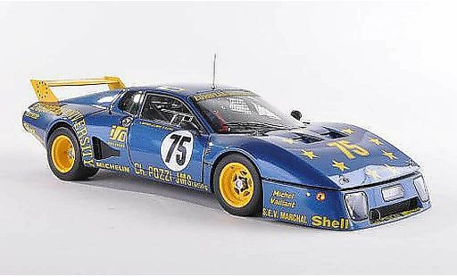 Ferrari 512 BB LM 1/18 BBR Models No.75 Team JMS Racing 24h Le Mans 1980 Gutteny/Libert/Blynie modellautos