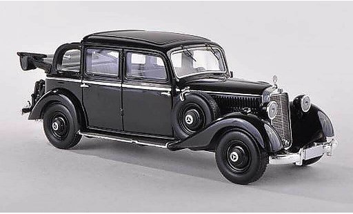 Mercedes 260 D 1/43 Esval Models Pullmann Landaulet schwarz ouvert 1936 modellautos