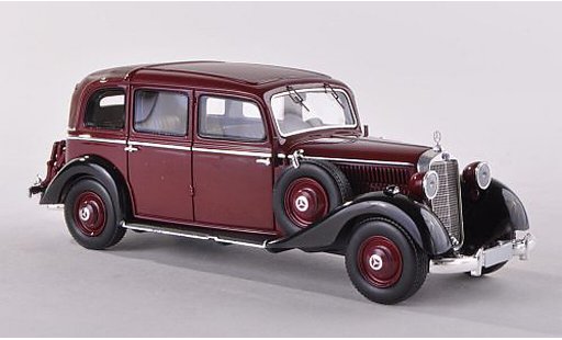 Mercedes 260 D 1/43 Esval Models Pullmann Landaulet schwarz-rot/schwarz 1936 modellautos