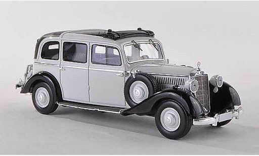 Mercedes CLA Landaulet 1/43 Esval Models 260 Pullmann -grau/schwarz ouvert 1936 modellautos