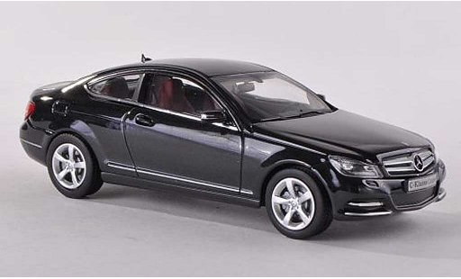 Mercedes Classe C Coupe 1/43 Norev (C204) schwarz Facelift modellautos