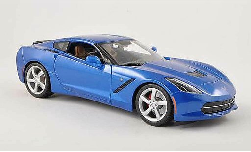 Chevrolet Corvette Stingray 1/18 Maisto C7 (C7) blau modellautos