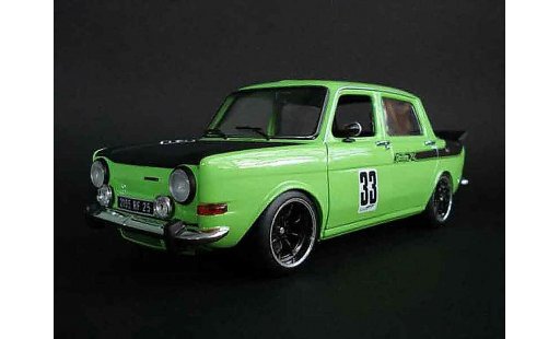 Simca 1000 Rallye 2 1/18 Norev 2 gr&Atilde;&frac14;n modellautos
