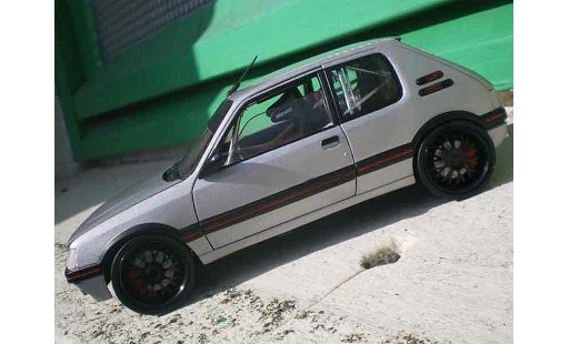 Peugeot 205 GTI 1/18 Solido JSO tct modellautos