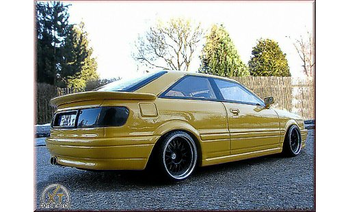 Audi S2 coupe 1/18 Ottomobile gelb jantes BBS 17 pouces bord large modellautos