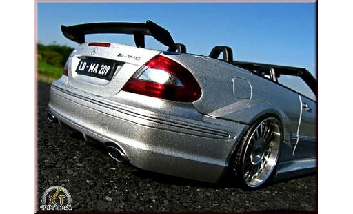 Mercedes Classe CL AMG DTM cabriolet 1/18 Kyosho K grau jantes alu alpina 20 pouces modellautos