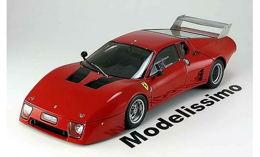Ferrari 512 BB 1/18 BBR Models le mans presentation 1979 rot modellautos