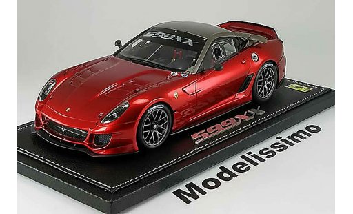 Ferrari 599 XX 1/18 BBR Models race version 2009 rot modellautos