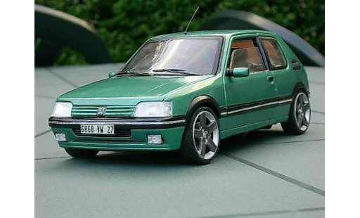 Peugeot 205 GTI 1/18 Solido Griffe 1.9 jantes schwarzs modellautos